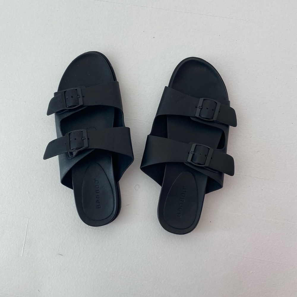 Black sandals